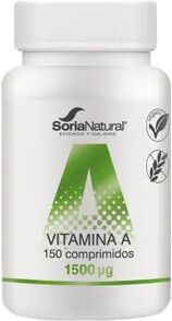 Soria Natural Vitamina A 1500 ug 150 Tabs