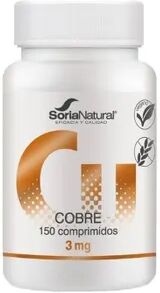 Soria Natural Cobre 3 mg 150 Tabs