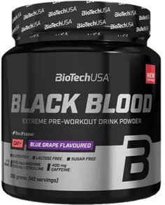 Biotech USA Black Blood Caf+ Pre-Workout 300g Grosella Negra