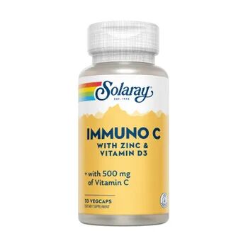 Solaray Immuno C Zinc + Vitamina D3 30 VCaps