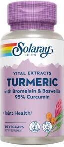 Solaray Turmeric With Bromelain Boswellia 95% Curcumin 60 VCaps