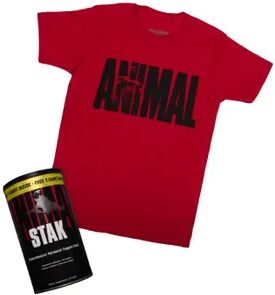 Universal Nutrition Animal Stak 21 Packs + Free T-Shirt