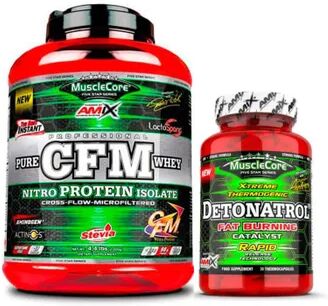 Amix Nutrition Pack Regalo CFM Nitro Isolate 2 Kg + Detonatrol 30 Caps Vainilla