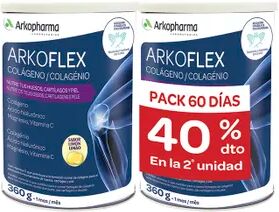 Arkopharma ARKOFLEX CONDRO-AID COLÁGENO SABOR LIMÓN (40% Dto 2ª Ud) 360g 2 Uds Limón