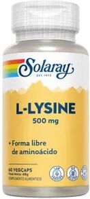 Solaray L-LISINA 500mg 60 Cápsulas Vegetales