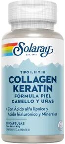 Solaray COLÁGENO QUERATINA 60 Caps