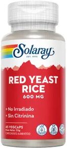 Solaray LEVADURA ROJA DE ARROZ 45 Cápsulas vegetales