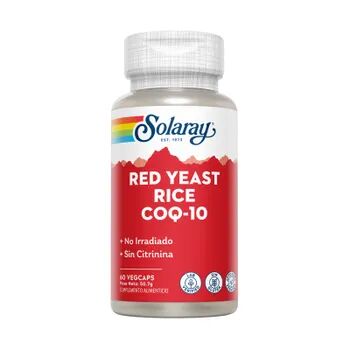 Solaray LEVADURA ROJA DE ARROZ CON COQ-10 60 Cápsulas vegetales