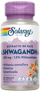 Solaray Extracto De Ashagandha 470 mg 60 VCaps