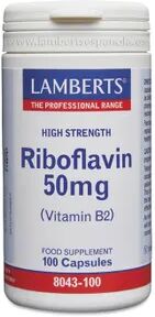 Lamberts RIBOFLAVINA 50mg (VITAMINA B2) 100 Caps