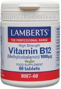 Lamberts VITAMINA B12 1000µg 60 Tabs