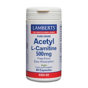 Lamberts ACETIL L-CARNITINA 500mg 60 Caps