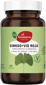 El Granero Integral GINKGO + VID ROJA BIO 90 Caps