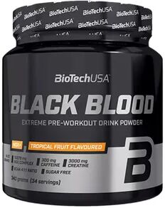 Biotech USA BLACK BLOOD NOX 330g Frutas Tropicales