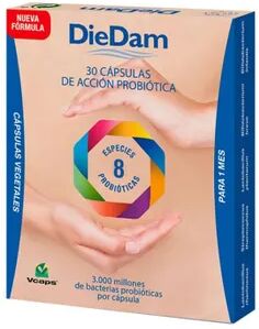 DieDam Probioticos 8 Especies Vivas 30 Caps