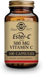 Solgar Ester-C Plus 500 mg Vitamina C 100 Caps