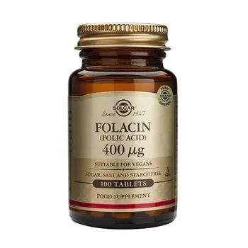 Solgar Folacin (Ácido Fólico) 400 mcg 100 Tabs