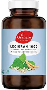 El Granero Integral Lecitina De Soja Lecigran 1600 90 Perlas