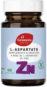 El Granero Integral L-Aspartato De Zinc Plus 100 Tabs