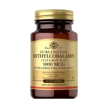 Solgar Vitamin B12 Methylcobalamin 1000 mcg 30 Tabs