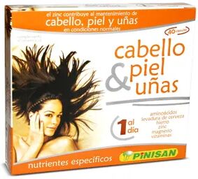 Pinisan CABELLO PIEL & UÑAS 40 Caps