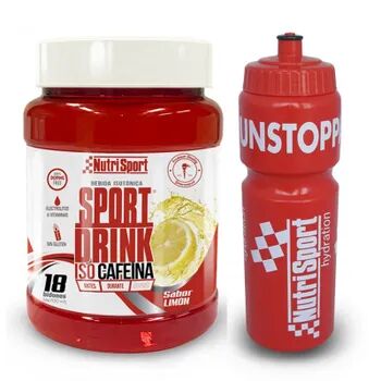 NutriSport SPORT DRINK ISO CAFEÍNA 990g + BIDÓN Naranja