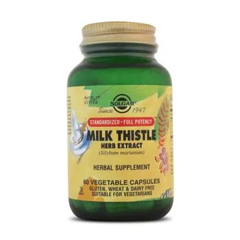 Solgar MILK THISTLE HERB EXTRACT 60 VCaps