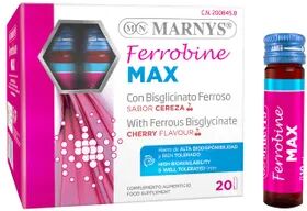 Marnys FERROBINE MAX 10 ml 20 Viales Cereza