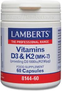 Lamberts VITAMINA D3 Y K2 60 Caps