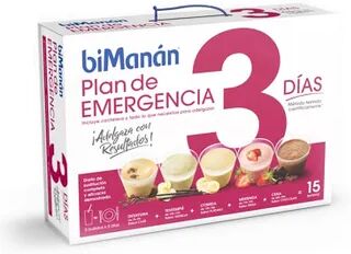 Bimanán Plan De Emergencia 3 Días 44g 15 Sobres