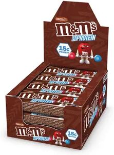 M&M's Hiprotein Chocolate Bar 51g 12 Barritas Chocolate