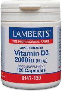 Lamberts Vitamina D3 2000 iu 120 Caps