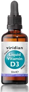 Viridian Vegan Liquid Vitamin D3 2000 iu 50 ml