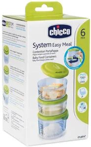 Chicco RECIPIENTES PORTAPAPILLA SYSTEM EASY MEAL 6M+ 3 Ud