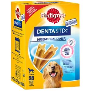 Pedigree Dentastix Snack Perros Razas Grandes Pack Mensual 28 Barritas