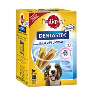 Pedigree Dentastix Snack Perros Razas Medianas Pack Mensual 28 Barritas