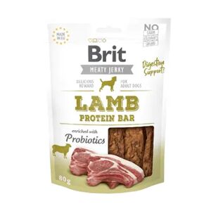 Brit Meat Jerky Snack Dog Protein Bar Lamb 80g