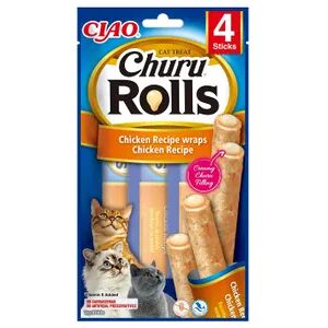 Churu Cat Rolls Receta De Pollo 12 Uds 40g