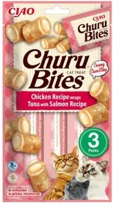 Churu Cat Bites Receta De Atún Con Salmón 12 Uds 30g