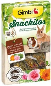 Gimbi Snackitos Madera Avellano Para Roedores Y Conejos 45g