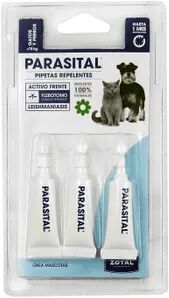 Zotal Parasital Pipetas Repelentes Gatos Y Perros Pequeños 3 Uds