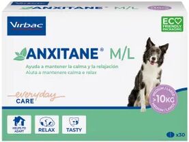 Virbac Anxitane M/L Relajante Natural 30 Tabs