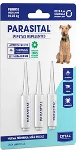 Zotal Parasital Pipetas Repelentes Perros Medianos 3 Uds