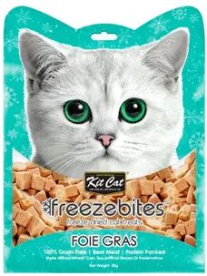 Kit Cat FreezeBites Hígado De Pato Snack Liofilizado 20g 24 Uds