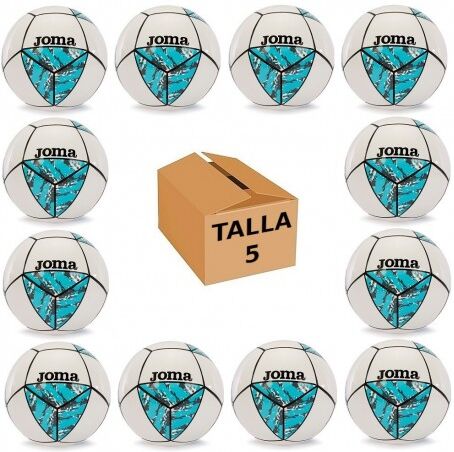 Pack 12 balones Joma Challenge II Turquesa T-5