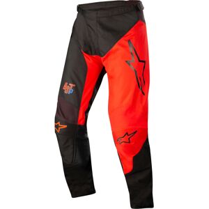 Alpinestars Racer Supermatic Pantalones de motocross - Negro Rojo (28)