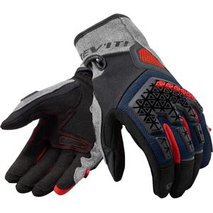 Revit Mangrove Guantes de motocicleta - Negro Gris Azul (4XL)