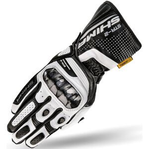 SHIMA STR-2 Guantes de moto - Negro Blanco (2XL)