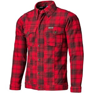 Held Woodland Camisa de moto - Negro Rojo (XL)