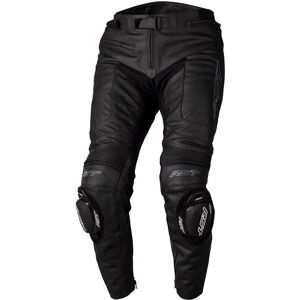RST S1 Pantalones de cuero de motocicleta - Negro (M)